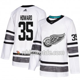 Detroit Red Wings Trikot Jimmy Howard 35 2019 All-Star Adidas Weiß Authentic - Herren